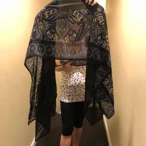 Sheer vest over sized